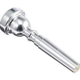 351-3C Mouthpiece, Trumpet, Bach Silver Plate, 3C Cup: Medium; Cup Diameter: 16.30mm