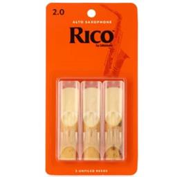 Rico RJA0320 Alto Sax Reeds #2.0: 3-Pack