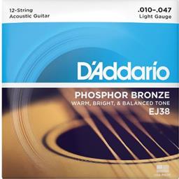 D'Addario EJ38 12 String Acoustic Set