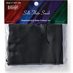 Hodge HFSBK Silk Flute Swab; Black