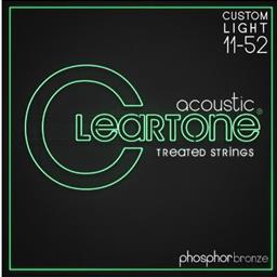 Cleartone Strings 7411 Phosphor Bronze Acoustic Guitar Strings - Custom Light 11-52