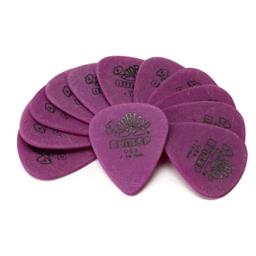 Dunlop 418P114 Tortex Standard Guitar Picks - 1.14mm (Purple) - 12 Pack