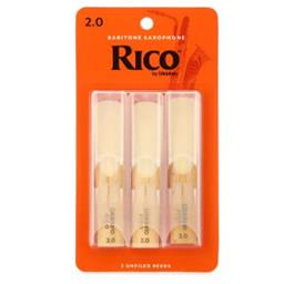 Rico RLA0320 Baritone Sax Reeds #2.0: 3-Pack