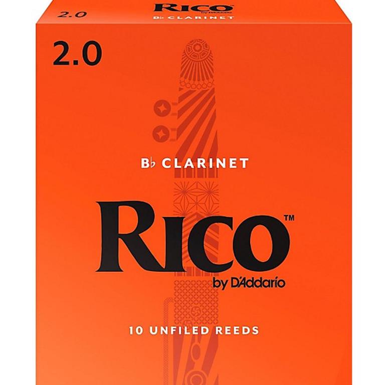 Rico RCA1020 Clarinet Reeds #2.0: 10-Pack
