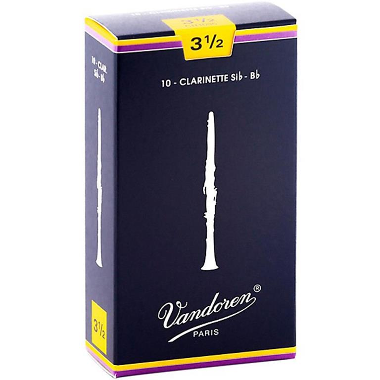 Vandoren CR1035 Bb Clarinet Reeds #3.5: 10-Pack