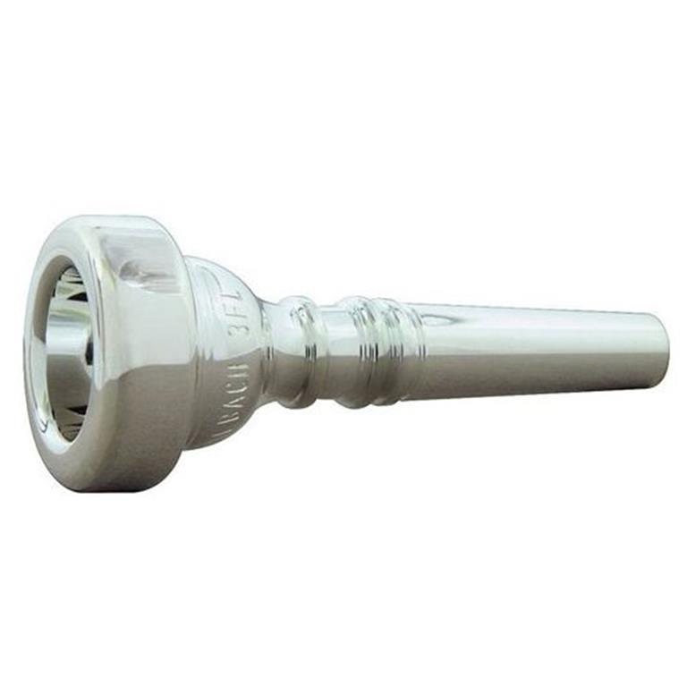 342-1HC Mouthpiece, Flugelhorn, Bach Silver Plate, 1-1/2 C Cup: Medium; Cup Diameter: 17.00mm