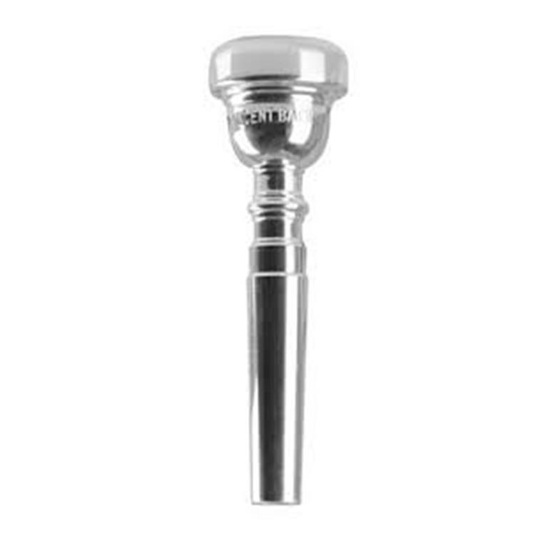 351-10HC Mouthpiece, Trumpet, Bach Silver Plate, 10-1/2 C Cup: Medium; Cup Diameter: 15.90mm