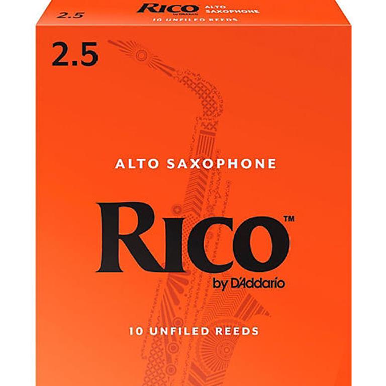 Rico RJA1025 Alto Sax Reeds #2.5: 10-Pack