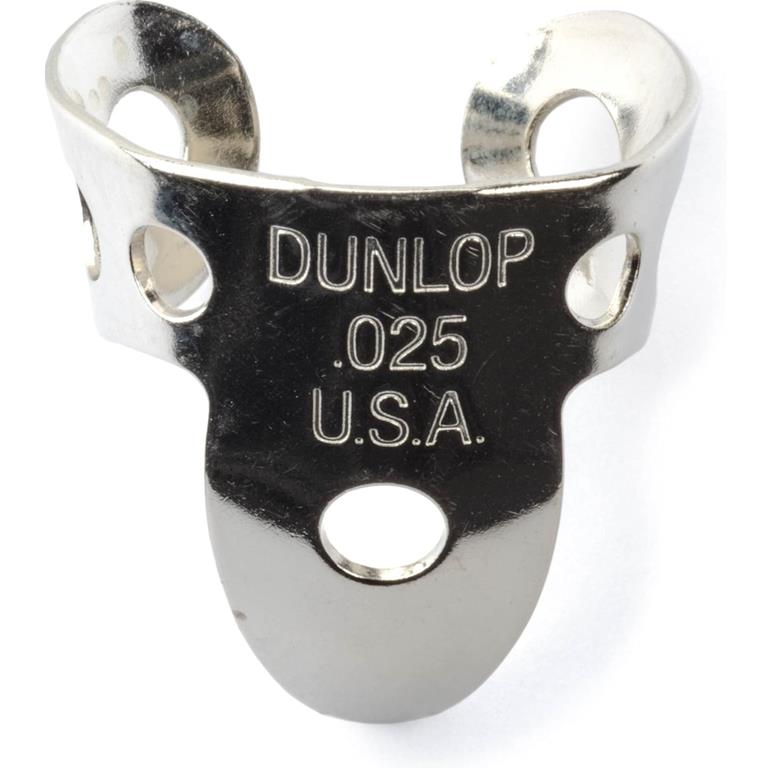 Dunlop 33R025 Nickel-Silver Metal Finger Picks .025"