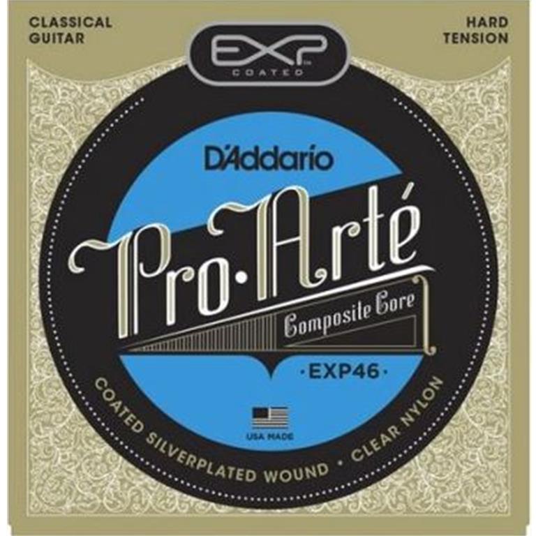 D'Addario EXP46 Set EXP Pro-Arte Clr Nyl/Silver Wnd Hard