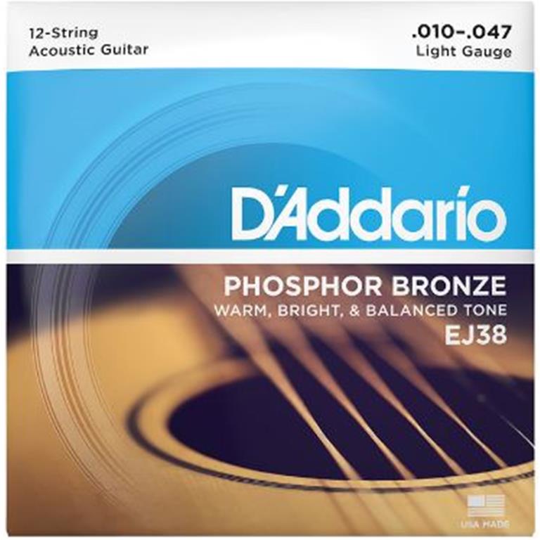 D'Addario EJ38 12 String Acoustic Set