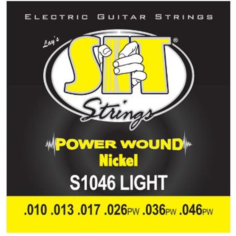 SIT S1046 Light Power Wound Electric Guitar Strings