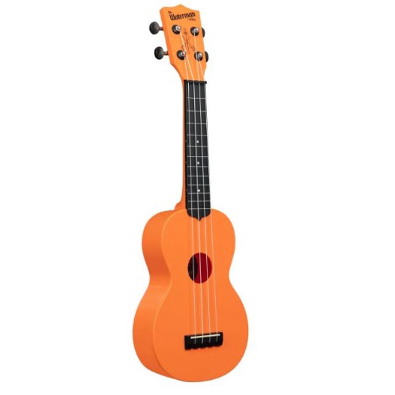 Kala KA-WMS-OR-S Waterman Soprano Ukulele - Sunset Orange