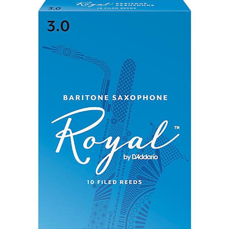 Rico RLB1030 Royal Baritone Sax Reeds #3.0: 10-Pack