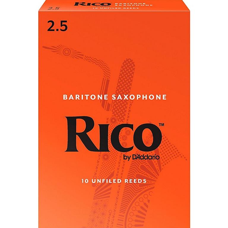 Rico RLA1025 Baritone Sax Reeds #2.5: 10-Pack