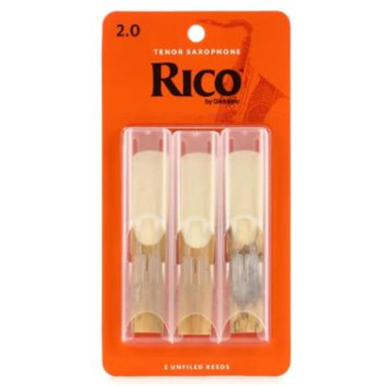 Rico RKA0320 Tenor Sax Reeds #2.0: 3-Pack