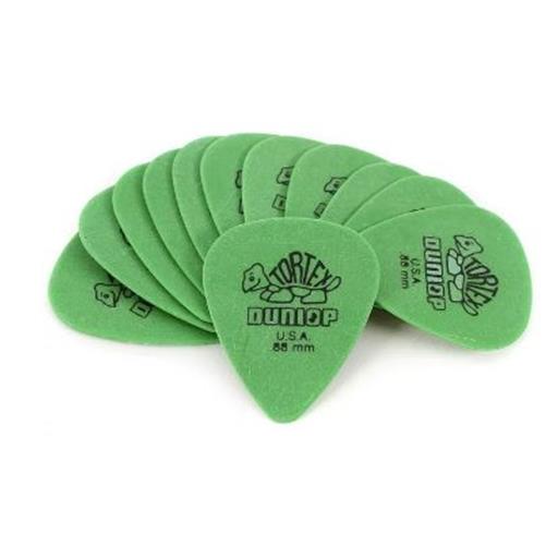 Dunlop 418P088 Tortex Standard Guitar Picks - .88mm (Green) - 12 Pack